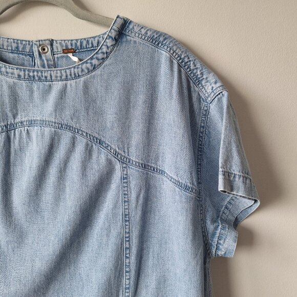 Free People Arland Mini Dress - XS - Bayshore Wash - Picture 3 of 9